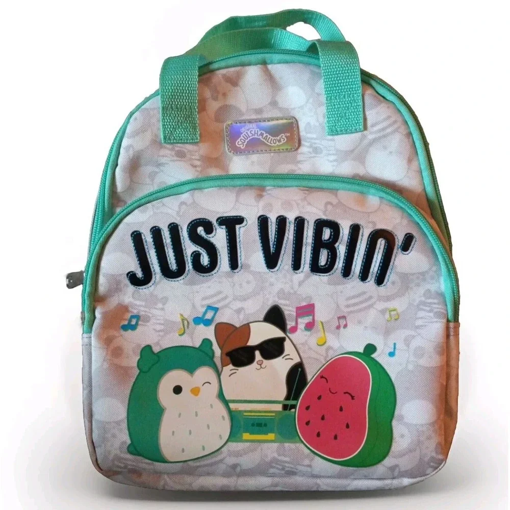Squismallows Just‎ Vibin' Backpack / Shoulder Bag, EUC 12X9X5